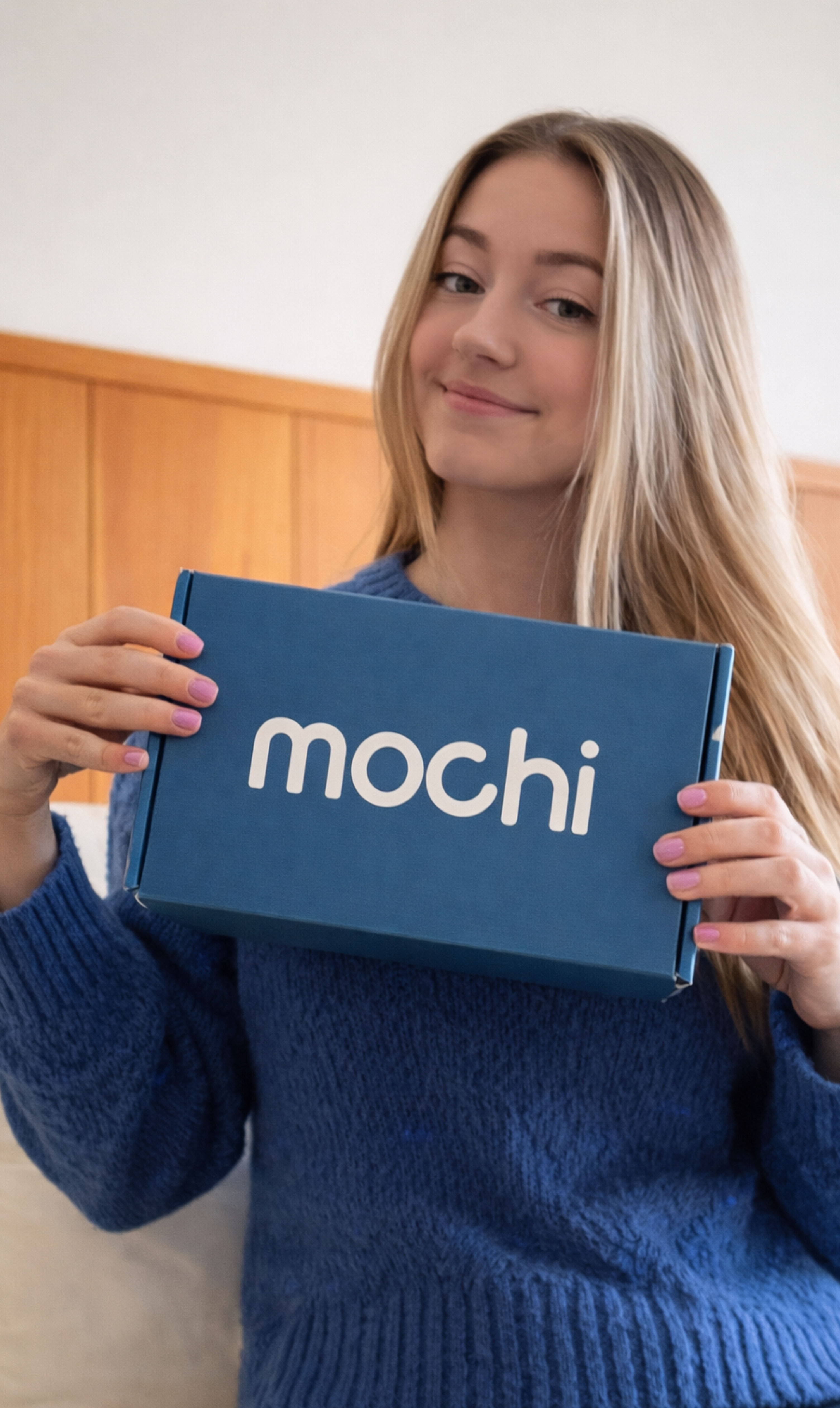 customer showing mochi weight loss